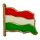 Magyarország kitűző - magyar zászló alakú címeres jelvény