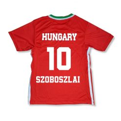 Szoboszlai mez + short (magyar válogatott replika) - Szoboszlai szurkolói gyerek mez   Szoboszlai mez + short (magyar válogatott replika) - Szoboszlai szurkolói gyerek mez