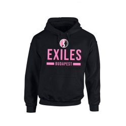   Budapest Exiles kapucnis pulóver - Exiles hoodie "Exiles" (fekete)