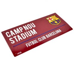 FC Barcelona utca tábla (bordó) - eredeti, hivatalos klubtermék   FC Barcelona utca tábla (bordó) - eredeti, hivatalos klubtermék