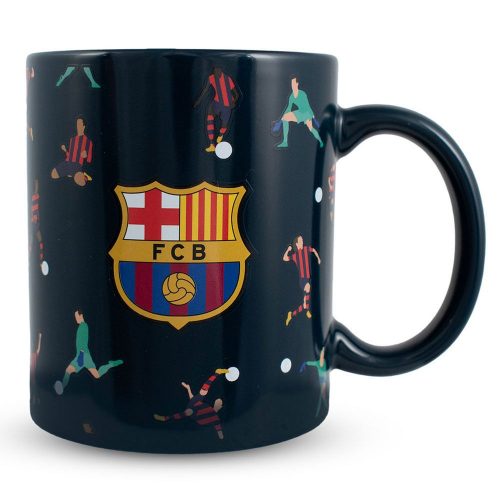 F.C. Barcelona kerámia bögre "Negro" - hivatalos, eredeti termék