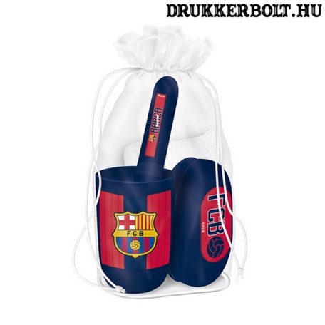 FC Barcelona fürdőszobai szett / tisztasági csomag - Barca szurkolói termék