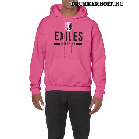 Budapest Exiles kapucnis pulóver - Exiles hoodie "Exiles" (pink)