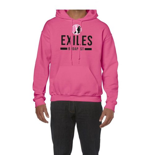 Budapest Exiles kapucnis pulóver - Exiles hoodie "Exiles" (pink)