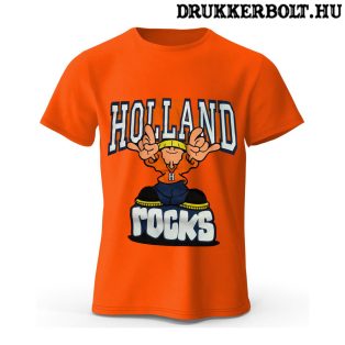 Holland Rocks póló - holland szurkolói póló (narancs) 