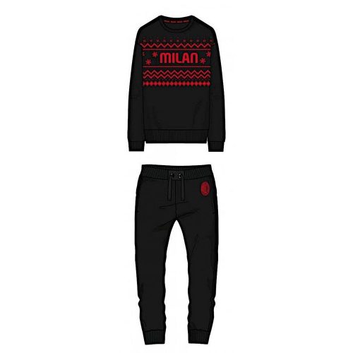 AC Milan karácsonyi melegitő pizsi rénszarvassal - Milan szurkolói pizsama szett