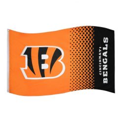   Cincinnati Bengals zászló -hivatalos  NFL zászló (eredeti, hologramos klubtermék)