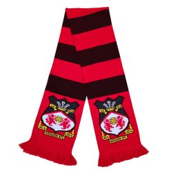 Wrexham AFC sál - eredeti Wrexham kötött sál