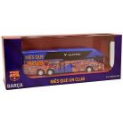 FC Barcelona csapatbusz - fém Barca modell busz (20 cm)