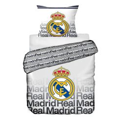   Real Madrid CF ágynemű garnitúra / szett - fekete-fehér Real Madrid ágynemű
