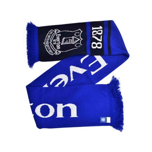 Everton kötött sál - eredeti, hivatalos Everton sál