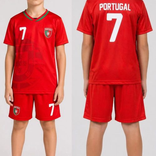 Portugália szurkolói focimez - portugál válogatott gyerekmez + short szett