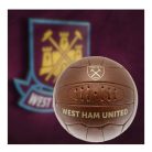 West Ham United retro bőrlabda - eredeti gyűjtői termék!