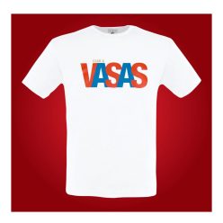 Vasas póló - Vasas szurkolói póló "Csak a VASAS" felirattal (fehér)   Vasas póló - Vasas szurkolói póló "Csak a VASAS" felirattal (fehér)