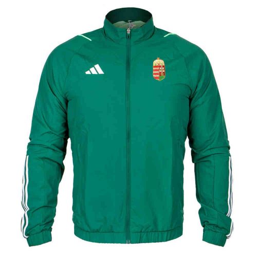 Adidas Magyar válogatott melegitő - Magyarország /Hungary zöld zipzáras melegítőfelső