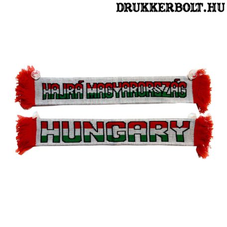 Hajrá Magyarország! - Hungary autós sál ( magyar válogatott sál)