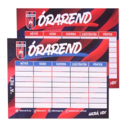 Videoton órarend - kétoldalas Fehérvár FC órarend