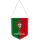 Portugália autós zászló / portugál válogatott asztali zászló