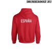   Espana feliratos kapucnis pulóver (piros) - spanyol válogatott szurkolói pullover / pulcsi
